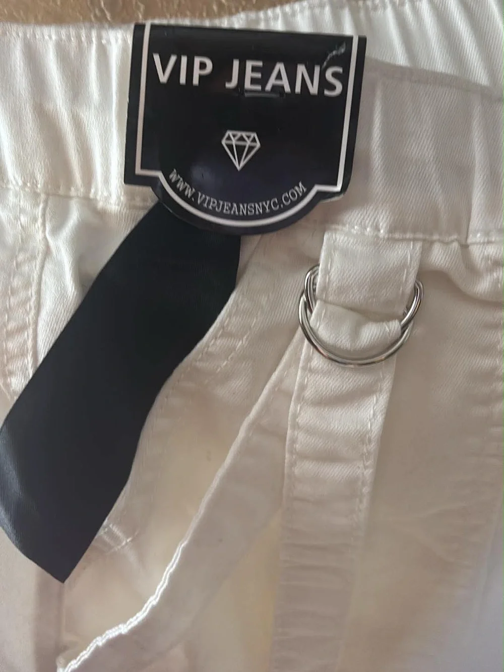 Men's White Cargo Jogger Pants - Versatile Utility Style unisex